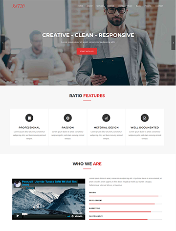 Ratio Lite – Material Design WordPress Theme - 